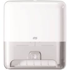 Tork elevation matic roll towel dispenser with Intuition sensor.