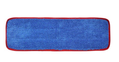 Tampon microfibre à plancher bleu-rouge 18&quot;