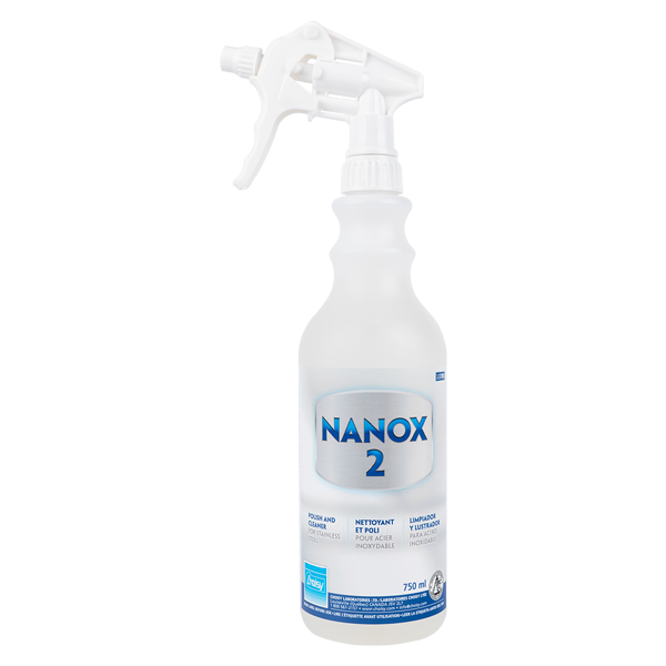 Nanox 2 Nettoyant/Poli Inox 750ml (vaporisateur)