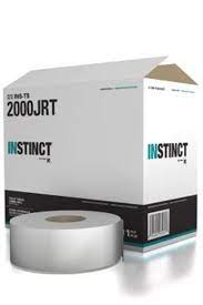 Toilet paper jumbo, 1 ply, 2000', 8 rolls/box
