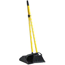 Vertical broom/dust pan combo