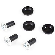 Motor mounting system set: 3 well nuts, 3 bolts, 3 washers, 3 covers
