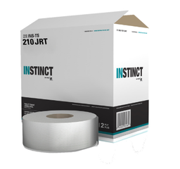 [INS-TS-212JRT] Toilet paper jumbo, 2 ply, 12 lbs, 8 rolls/box