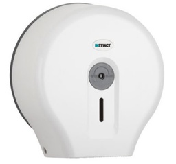 [INS-DI-3500W] Single toilet paper dispenser, white