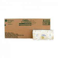 [KRU-08301] White Swan papier mouchoir, 2plis, blanc, 100F, 36 bte / cse( remplace KRU-08300)