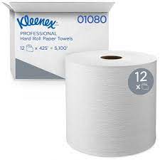 [KMC-01080] Kleenex roll towel roll 425'x8 &quot;(20.3 cm x 129.5 m) white