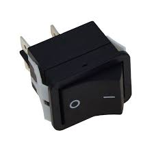 [PT-106066] Rocker switch, Dpst, 20a @ 250vac, 0.25 &quot;Qc, black on black (Pro10 switch button)