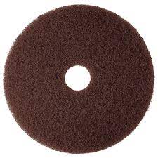 [INO-PA-13MRN] 13'' brown cleaning pad