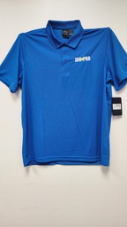 [POL-PLPQ-BR-M] Performance Piqué Polo Jan-Pro Bleu Royal, Logo brodé, Medium /k