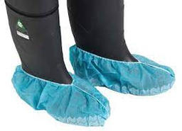[WAY-161-915B] Anti-Slip Shoe Cover Blue 40G- 16 '' (100 / Pck)