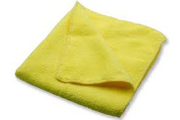 [INS-AC-DIS1616Y] Microfiber cloth, yellow, 16’’x16’’ /k