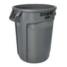 [RUB-2632-00--GRAY] Gray waste bin brute 32 Gal /k