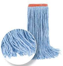[INS-AC-WM-16BL] INSTINCT Vadrouille humide fibres synthetiques bande etroite brins coupes bleu 16oz